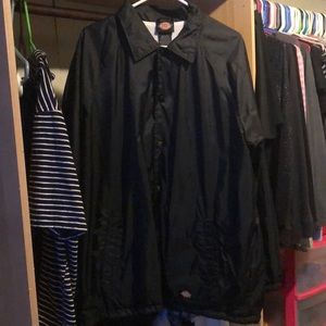Black windbreaker dickies brand